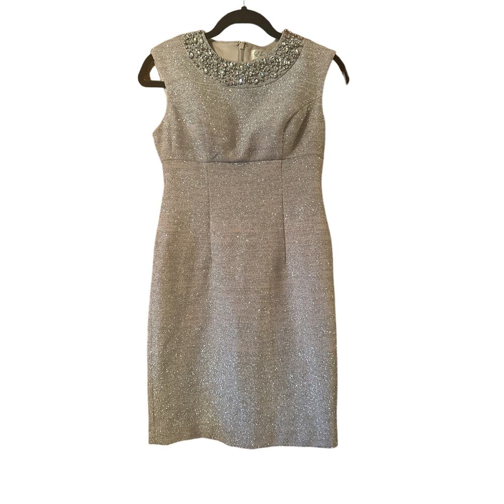 Eliza J Silver Mini Dress